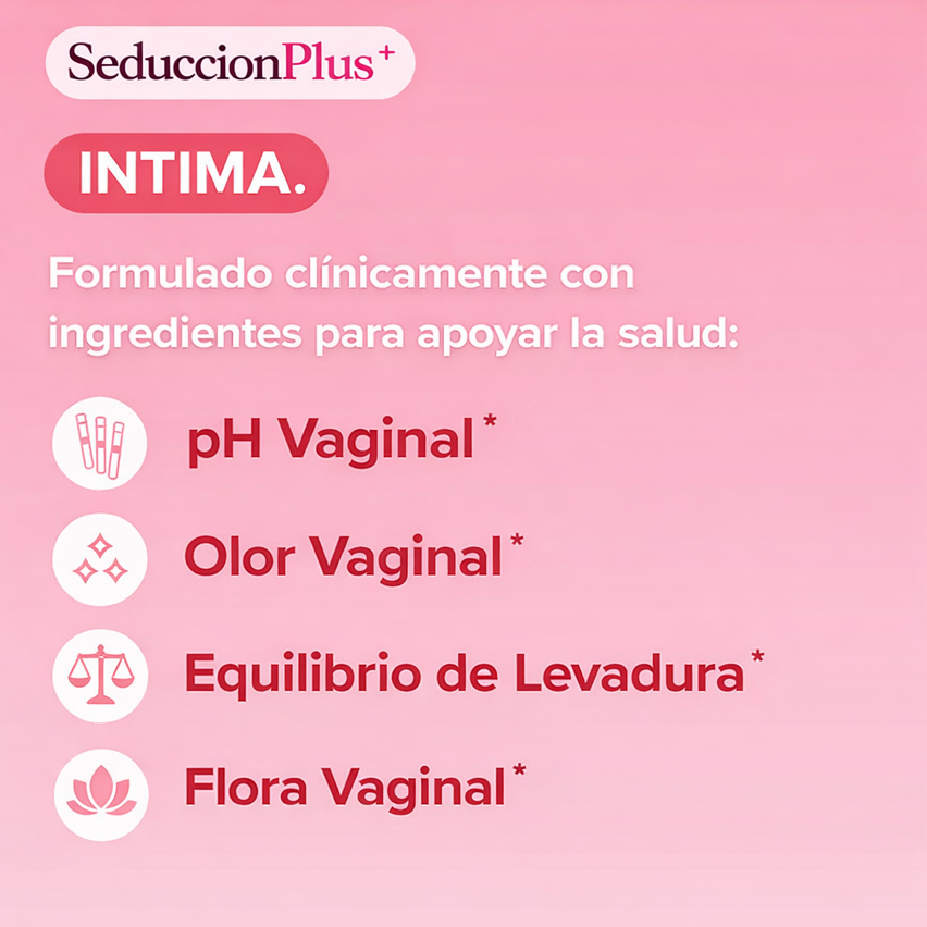ÍNTIMA Probiótico Vaginal sin hormonas ni efectos secundarios