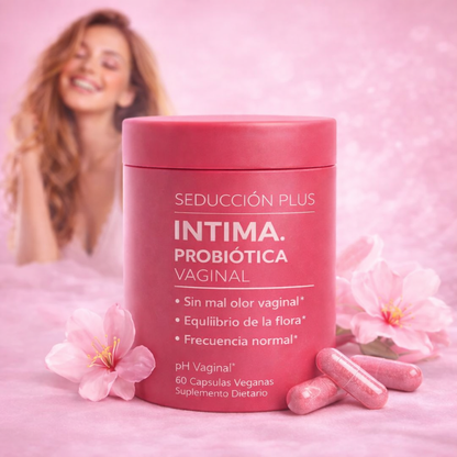 Cápsula probiótica ÍNTIMA para equilibrio de flora vaginal femenina